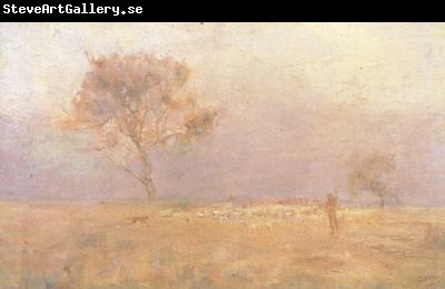 Charles conder Yarding Sheep (nn02)